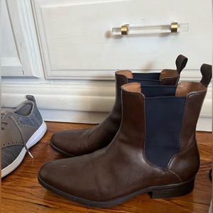 Cole Haan brown leather boots